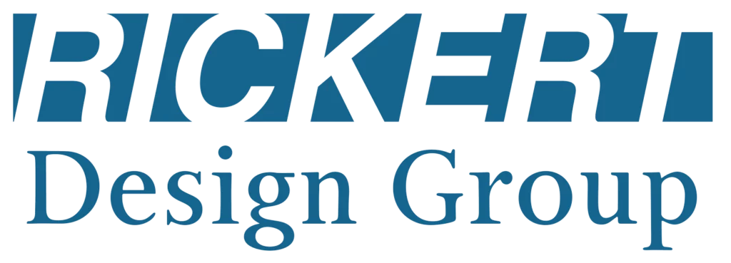 Bickford Design Group - logo firmy projektowej w kolorze niebieskim